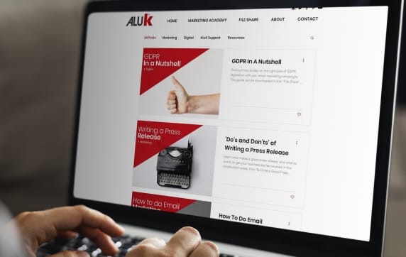AluK Creates Marketing Support Website For Customers